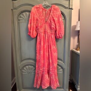 Free people - Elegant Coral Women's Dress